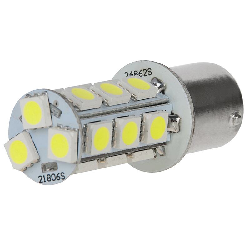 DC10-30V 3.5W BA15S 1156 Single Contact Bayonet Base LED Bulb, 5-Pack DC10-30V 3.5W BA15S 1156 Single Contact Bayonet Base LED Bulb, 5-Pack