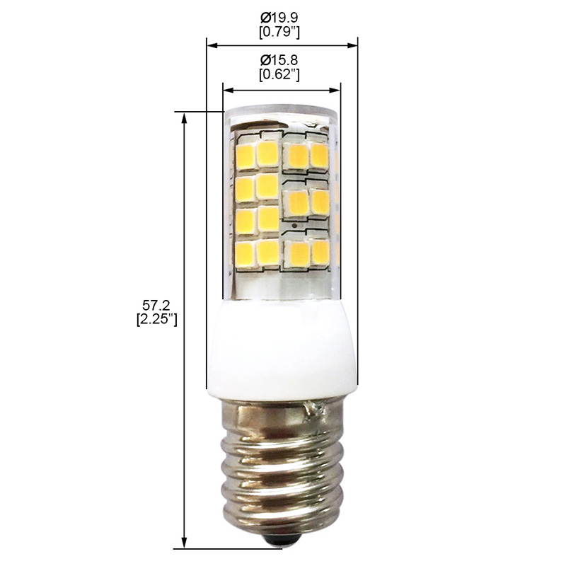 AC100–130 V, dimmbare LED-Glühbirne mit mittlerem E17-Sockel, 3.5 Watt, entspricht 35 W, 5er-Pack AC100–130 V, dimmbare LED-Glühbirne mit mittlerem E17-Sockel, 3.5 Watt, entspricht 35 W, 5er-Pack