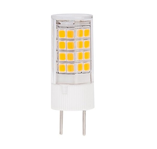 AC100–130 V, dimmbare T4-JD-G8-LED-Glühbirne, 3.5 Watt, entspricht 35 W, 5er-Pack