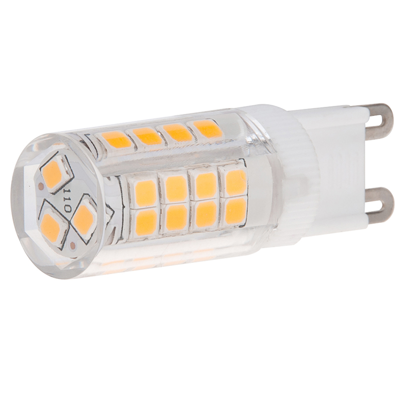AC100-130V, stmívatelná LED žárovka T4 G9 uvedená na seznamu ETL, 3.5 W, ekvivalent 35 W, 5 balení AC100-130V, stmívatelná LED žárovka T4 G9 uvedená na seznamu ETL, 3.5 W, ekvivalent 35 W, 5 balení