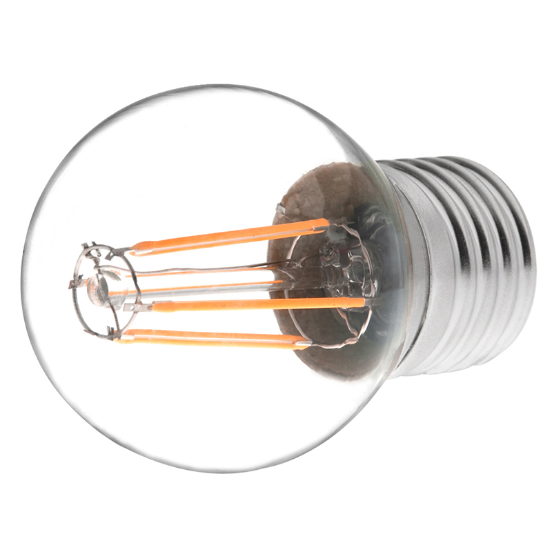 G16 E26/E27 4W LED Vintage Antik-Glühfaden-Glühbirne, 40W-Äquivalent, 4er-Pack, AC100-130V oder 220-240V G16 E26/E27 4W LED Vintage Antik-Glühfaden-Glühbirne, 40W-Äquivalent, 4er-Pack, AC100-130V oder 220-240V