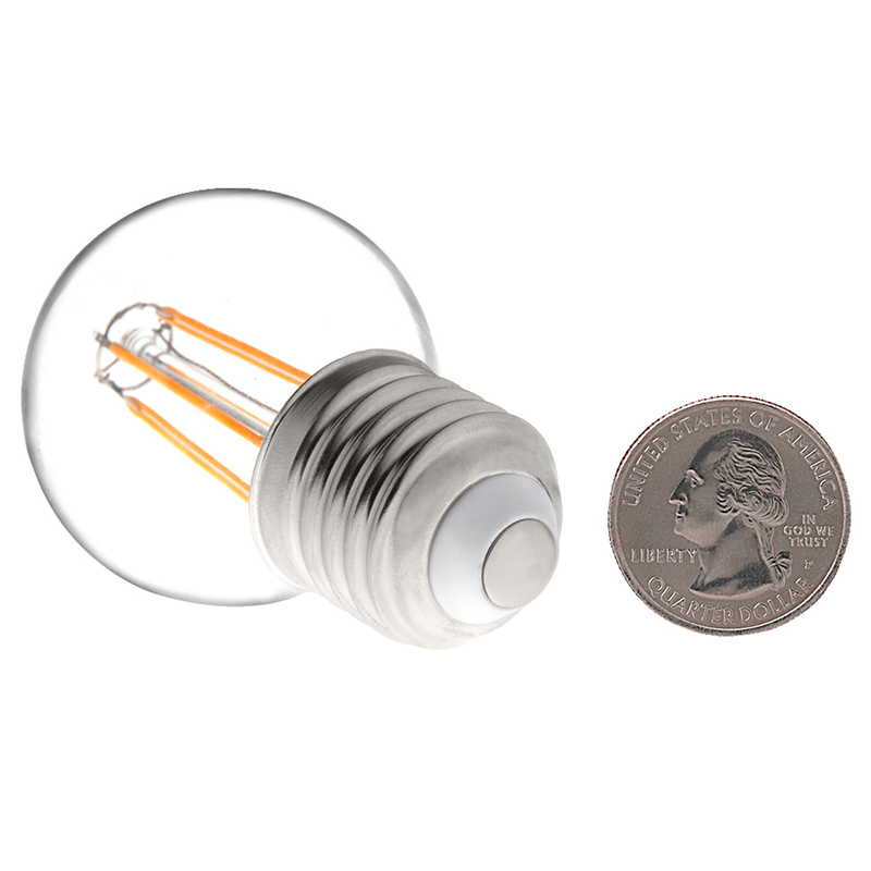 G16 E26/E27 4W LED Vintage Antik-Glühfaden-Glühbirne, 40W-Äquivalent, 4er-Pack, AC100-130V oder 220-240V G16 E26/E27 4W LED Vintage Antik-Glühfaden-Glühbirne, 40W-Äquivalent, 4er-Pack, AC100-130V oder 220-240V