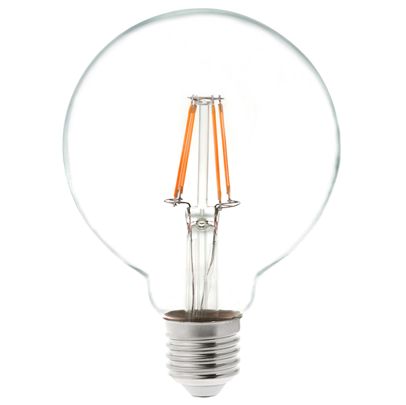 G30 E26/E27 4W LED Vintage Antik Glühfaden Glühbirne, 40W Äquivalent, AC100-130V oder 220-240V