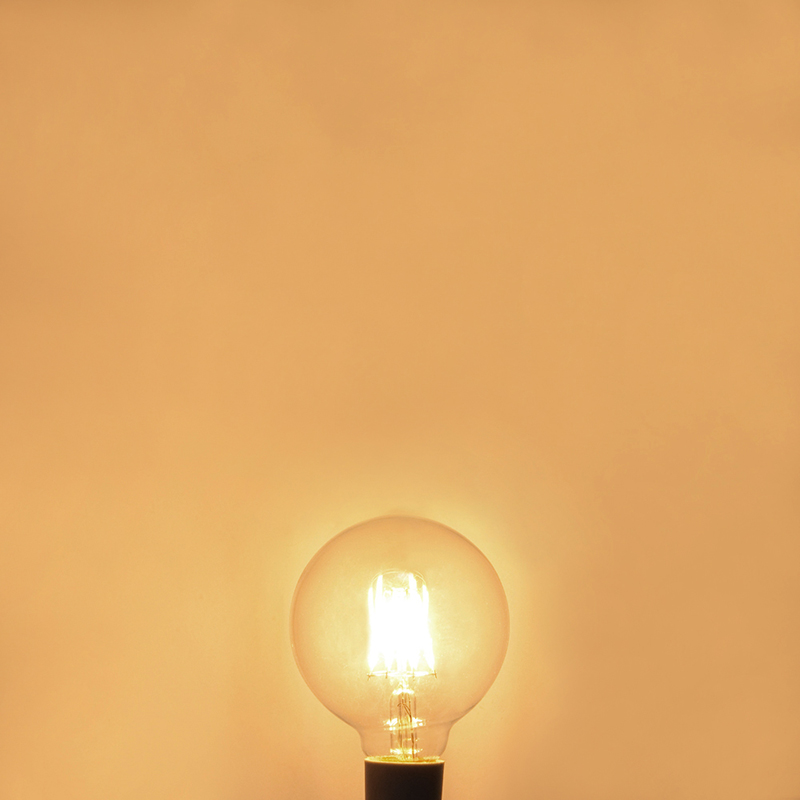 G30 E26/E27 8W LED Vintage Antik-Glühfaden-Glühbirne, 75W-Äquivalent, 4er-Pack, AC100-130V oder 220-240V G30 E26/E27 8W LED Vintage Antik-Glühfaden-Glühbirne, 75W-Äquivalent, 4er-Pack, AC100-130V oder 220-240V