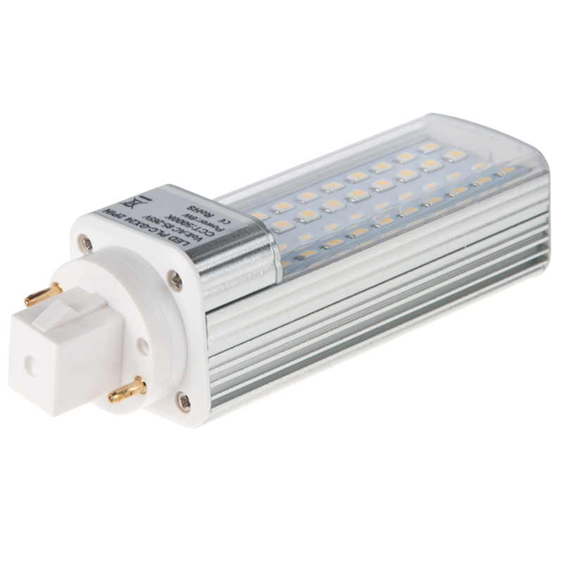 Nemlig blok dæk PLC Lamp GX24D 2-Pin LED Bulb, 8 Watts, 18W Equivalent, AC85-265V [GX24D 2 -PIN-8W]