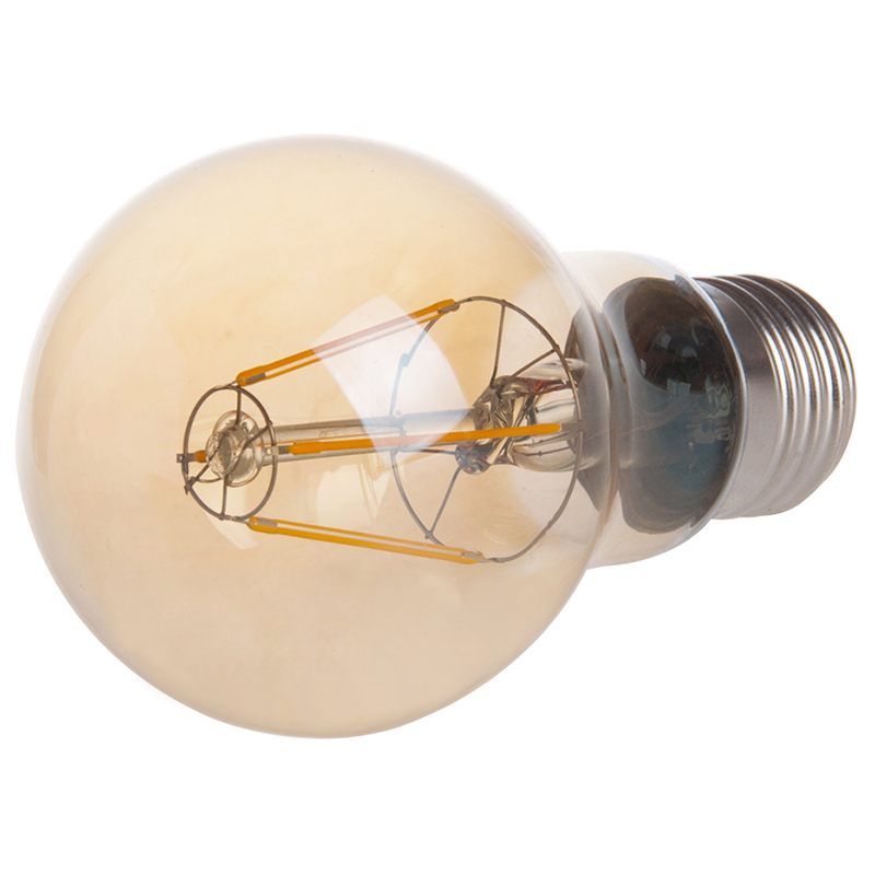 Goldfarbene A19 E26/E27 4-W-LED-Glühbirne im Vintage-Stil mit antikem Glühfaden, 40-W-Äquivalent, 4er-Pack, AC100–130 V oder 220–240 V Goldfarbene A19 E26/E27 4-W-LED-Glühbirne im Vintage-Stil mit antikem Glühfaden, 40-W-Äquivalent, 4er-Pack, AC100–130 V oder 220–240 V