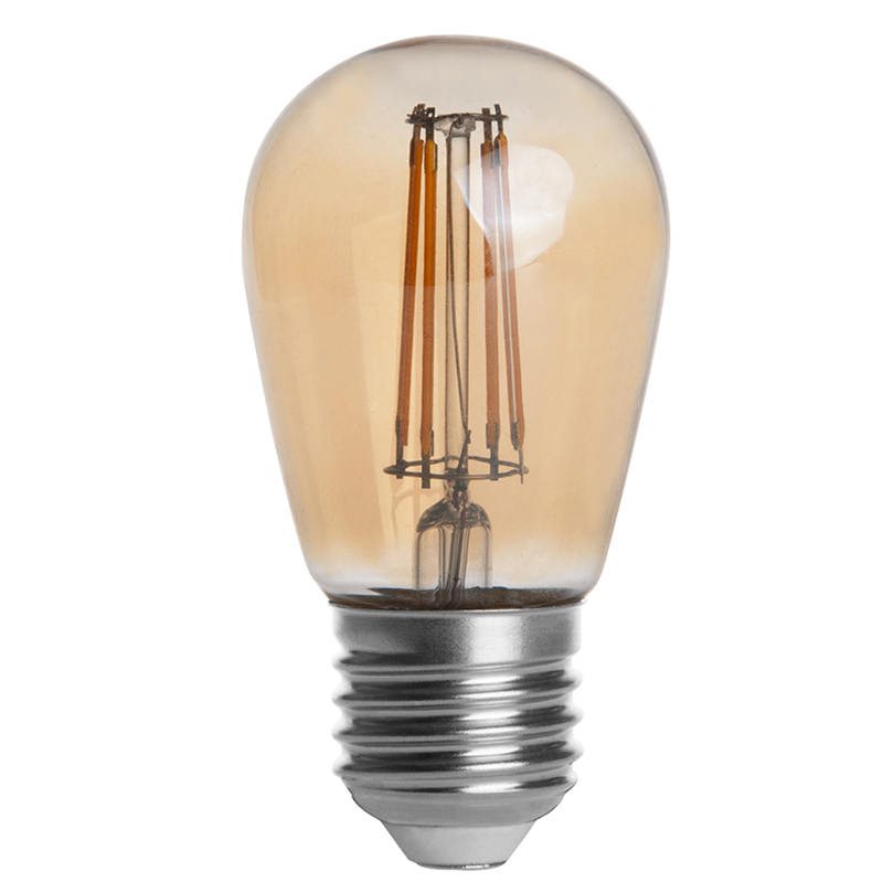 Goldfarbene S14-Glühbirne mit E26-/E27-Sockel, 4 W, LED-Glühbirne im Vintage-Stil, 40 W-Äquivalent, 4er-Pack, AC 100–130 V oder 220–240 V Goldfarbene S14-Glühbirne mit E26-/E27-Sockel, 4 W, LED-Glühbirne im Vintage-Stil, 40 W-Äquivalent, 4er-Pack, AC 100–130 V oder 220–240 V