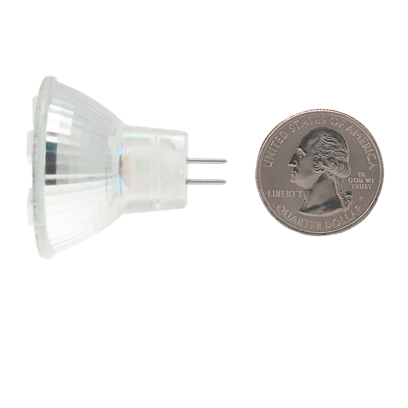 12 V AC/DC, MR11 GU4 LED-Glühbirne, 1.8 Watt, entspricht 20 W, 5er-Pack 12 V AC/DC, MR11 GU4 LED-Glühbirne, 1.8 Watt, entspricht 20 W, 5er-Pack