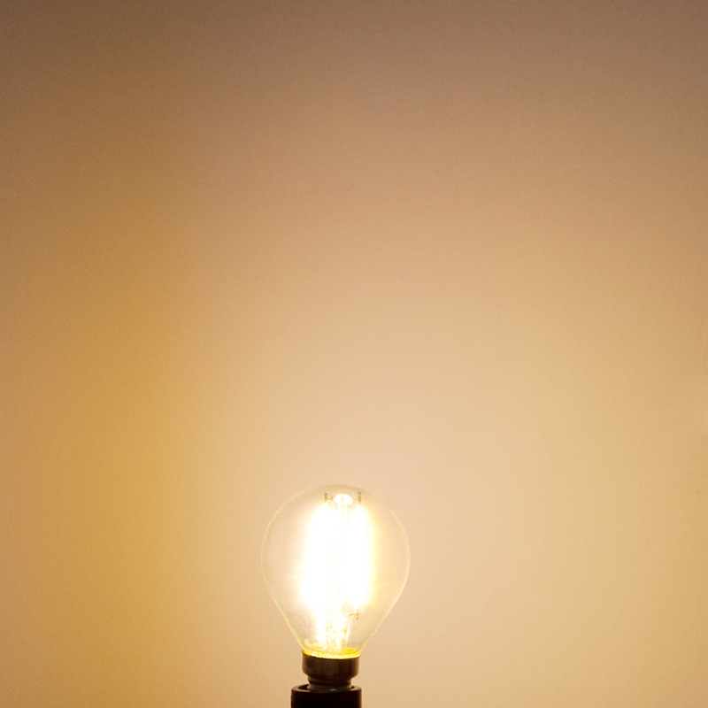 S11 E14 europäischer Sockel, 2 W, LED-Glühbirne im Vintage-Stil, antik, 25 W-Äquivalent, 4er-Pack, AC100–130 V oder 220–240 V
