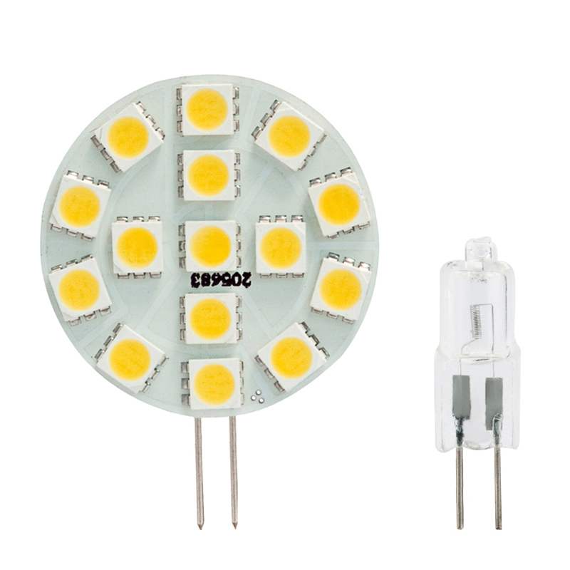 AC10-18V/DC10-30V, Side Pin JC G4 LED-Glühbirne, 3 Watt, 25-30W-Äquivalent, 5er-Pack AC10-18V/DC10-30V, Side Pin JC G4 LED-Glühbirne, 3 Watt, 25-30W-Äquivalent, 5er-Pack