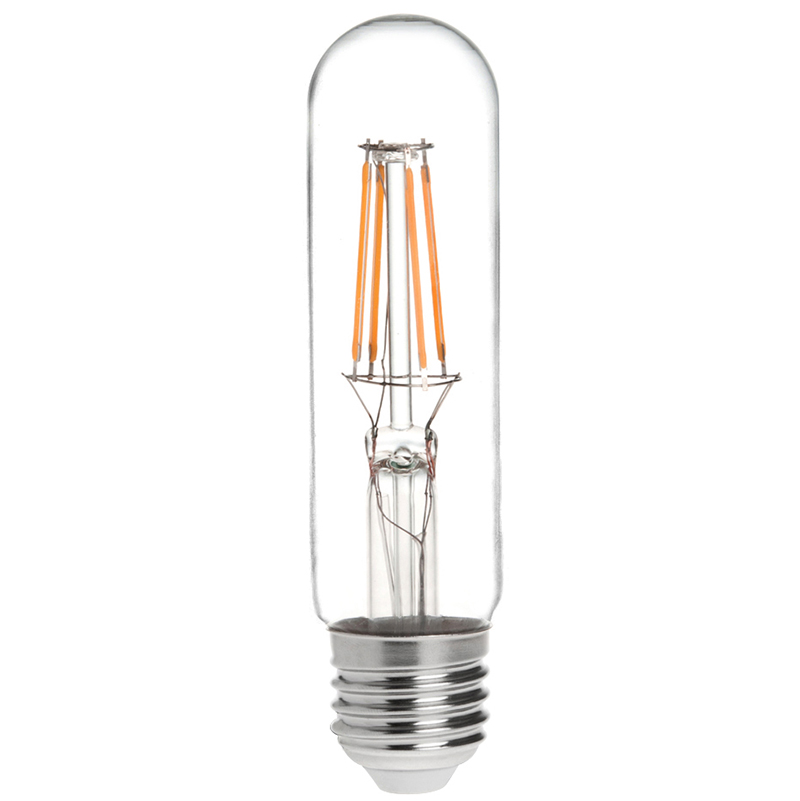 T10 E26/E27 4W LED Vintage starožitná žárovka s vláknem, ekvivalent 40W, 4 balení