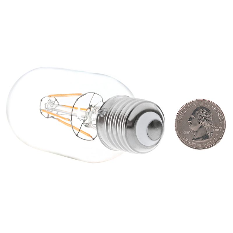 T45 E26/E27 4W LED Vintage Antik-Glühfaden-Glühbirne, 40W-Äquivalent, 4er-Pack T45 E26/E27 4W LED Vintage Antik-Glühfaden-Glühbirne, 40W-Äquivalent, 4er-Pack