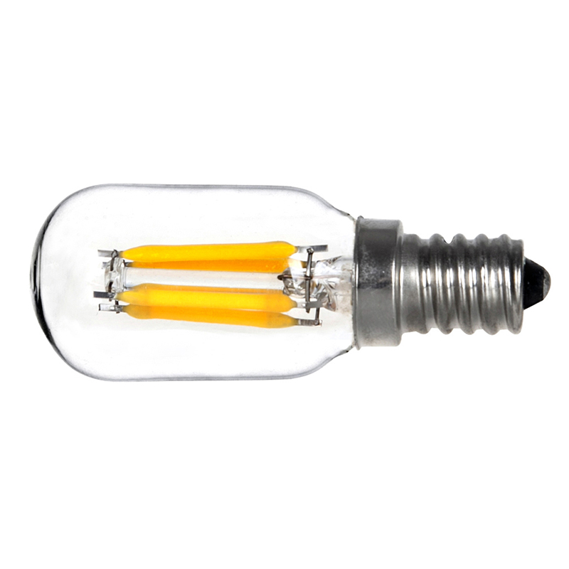 T22 E12 Kandelabersockel 2W LED Vintage Antik-Glühfaden-Glühbirne, 25W-Äquivalent, 4er-Pack T22 E12 Kandelabersockel 2W LED Vintage Antik-Glühfaden-Glühbirne, 25W-Äquivalent, 4er-Pack