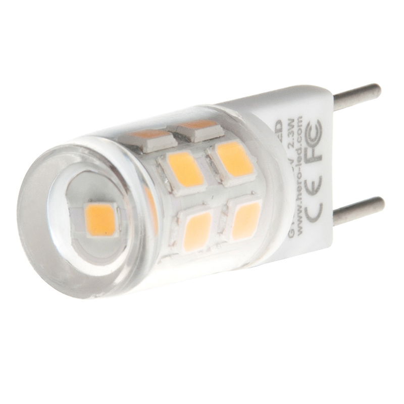 AC100-130V, T4 GY8.6 LED-Glühbirne, 2.3 Watt, 20-W-Äquivalent, 5er-Pack AC100-130V, T4 GY8.6 LED-Glühbirne, 2.3 Watt, 20-W-Äquivalent, 5er-Pack