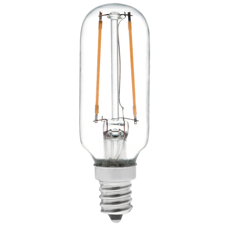 T8 E12 2W LED Vintage Antik-Glühfaden-Glühbirne, 25W-Äquivalent, 4er-Pack T8 E12 2W LED Vintage Antik-Glühfaden-Glühbirne, 25W-Äquivalent, 4er-Pack