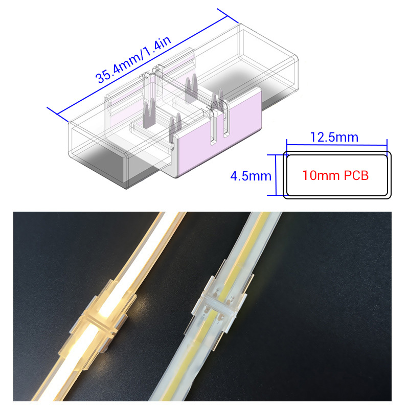 2 Pin Waterproof LED to LED Connector For 2 Wire Strip Light 2 Pin Waterproof LED to LED Connector For 2 Wire Strip Light