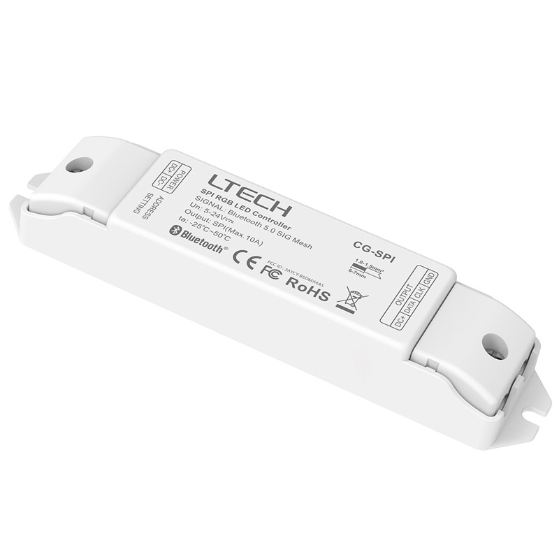 CG-SPI 10A Pixel RGB LED Strip Controller Bluetooth Mesh