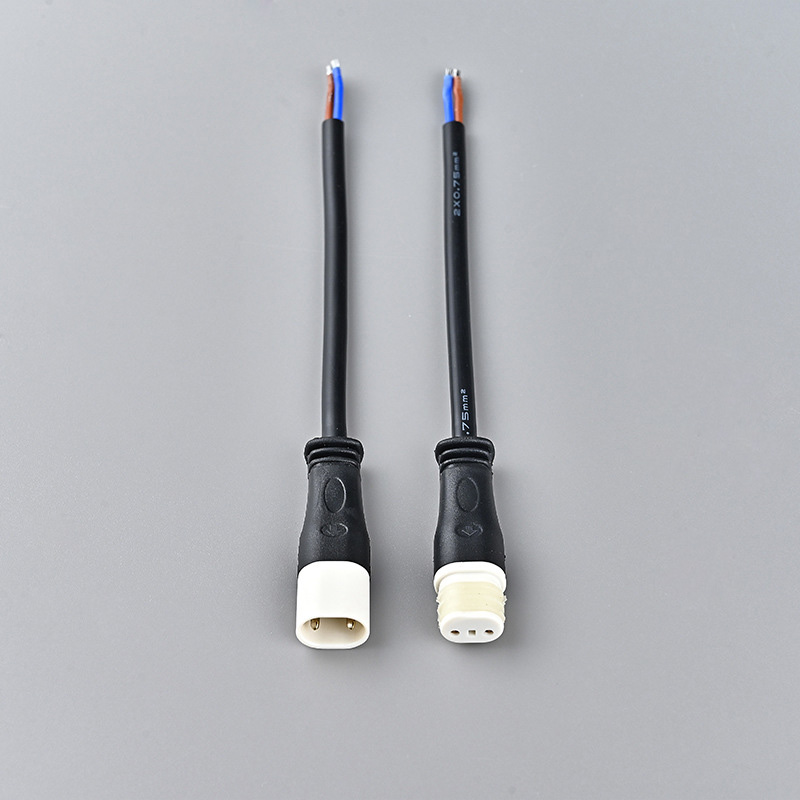 Exterior Wall Wash LED Lighting Strip Connectors & Power Cables