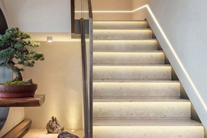 Staircase Lighting Fixture - LED Strip Lights