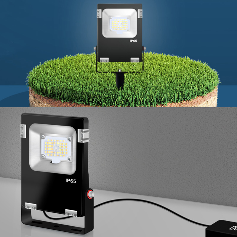Gledopto Zigbee & RF 12V Niederspannungs-LED-Flutlicht für Landschaften, 10W RGB+CCT GL-FL-001P Gledopto Zigbee & RF 12V Niederspannungs-LED-Flutlicht für Landschaften, 10W RGB+CCT GL-FL-001P