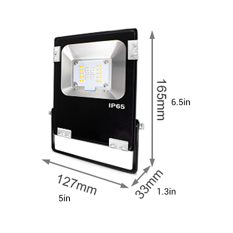 Gledopto Zigbee & RF 12V Niederspannungs-LED-Flutlicht für Landschaften, 10W RGB+CCT GL-FL-001P Gledopto Zigbee & RF 12V Niederspannungs-LED-Flutlicht für Landschaften, 10W RGB+CCT GL-FL-001P