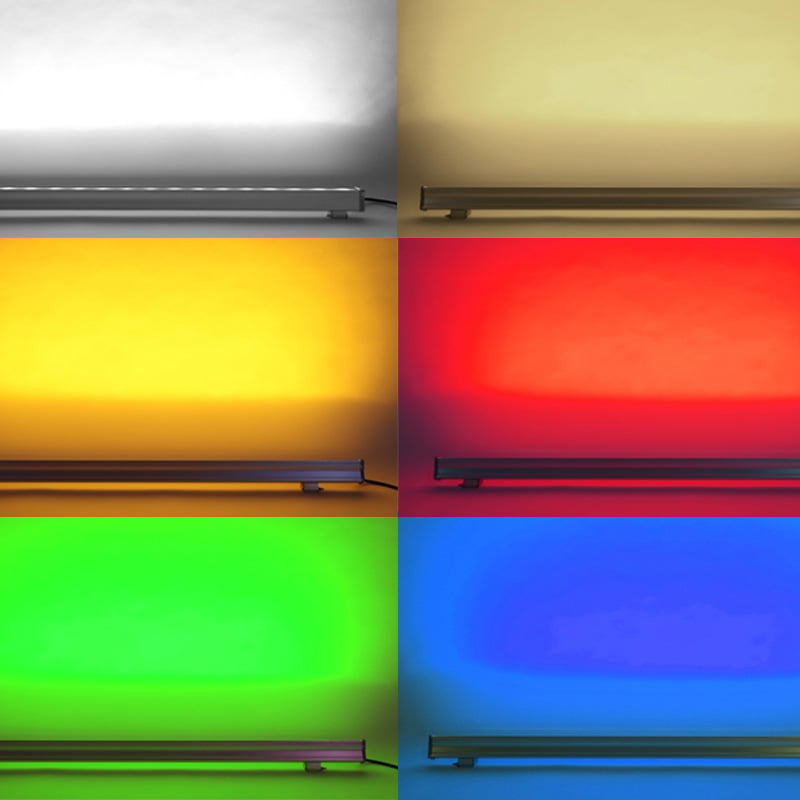 IP65 Full Color LED Wall Washer - DMX512 Programmable DC24V | Outdoor