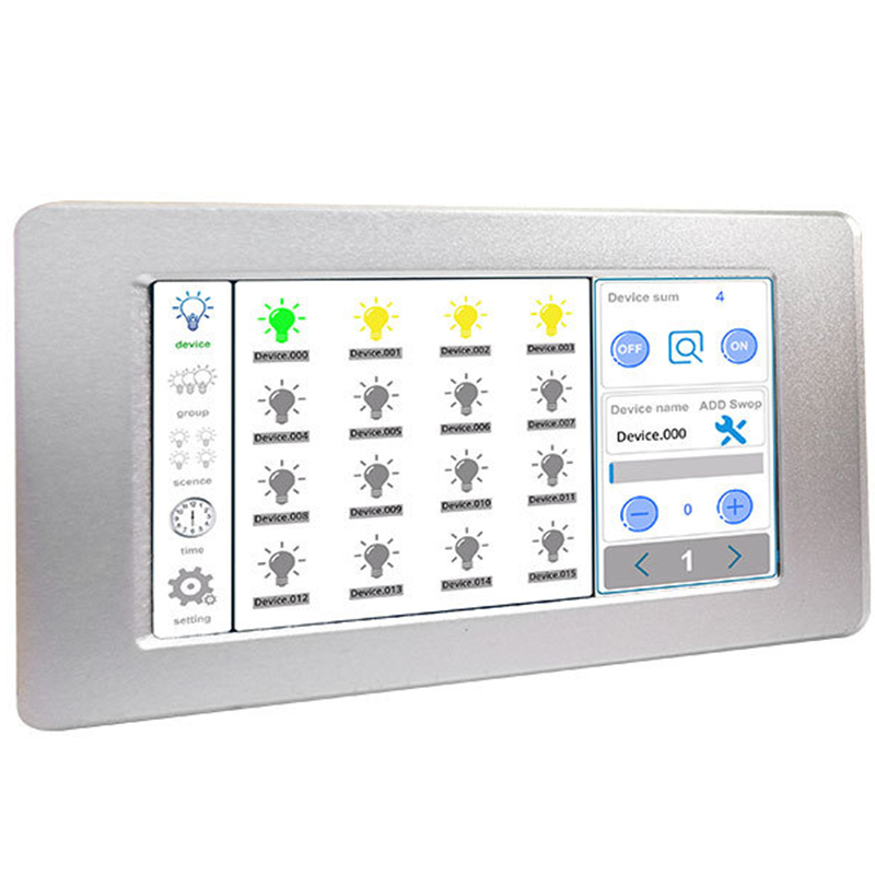 DL103B DC12V DALI 2-Kanal-Touchpanel-Host, DALI-Touchscreen-Master