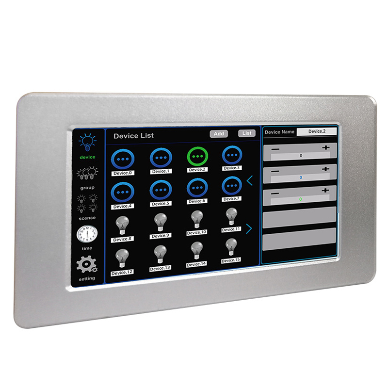 DMX501 Hlavní ovládání dotykové LCD obrazovky DMX, 36kanálový systém inteligentního ovládání osvětlení DMX501 Hlavní ovládání dotykové LCD obrazovky DMX, 36kanálový systém inteligentního ovládání osvětlení