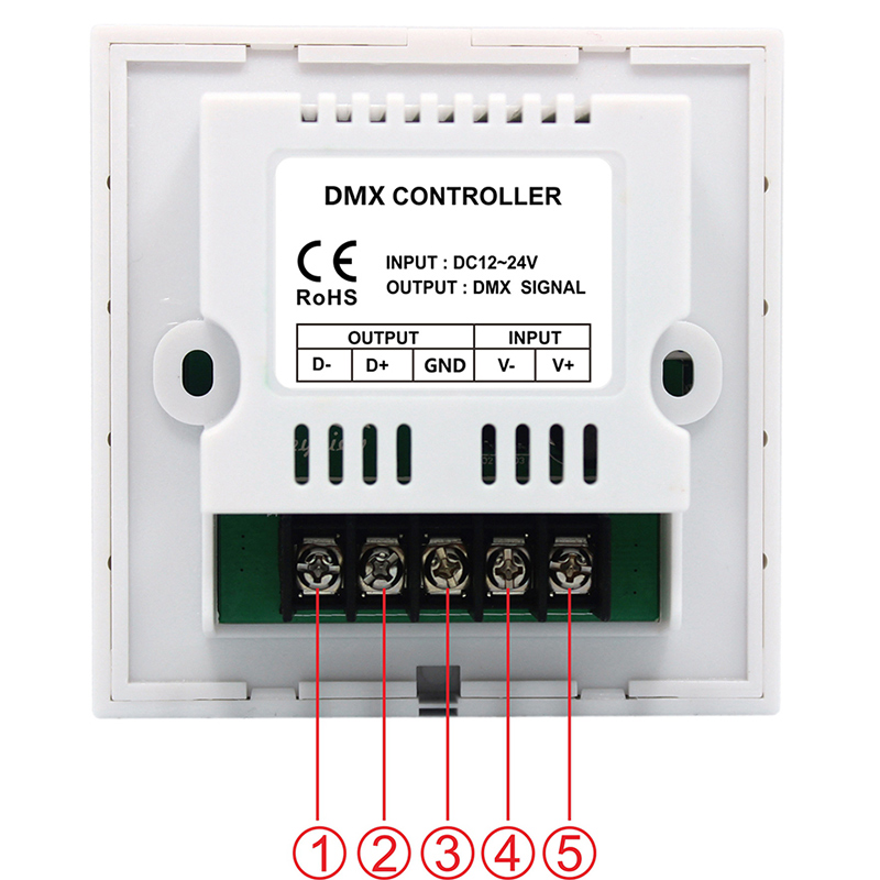 TM03 DMX dotykový ovládací panel, DC12V-24V LED dotykový ovladač TM03 DMX dotykový ovládací panel, DC12V-24V LED dotykový ovladač