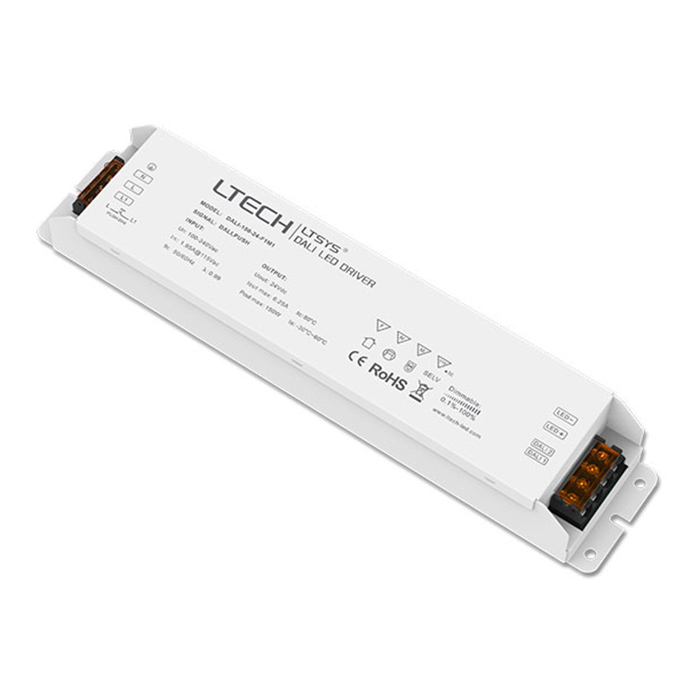 150W 24VDC CV DALI Driver DALI-150-24-F1M1