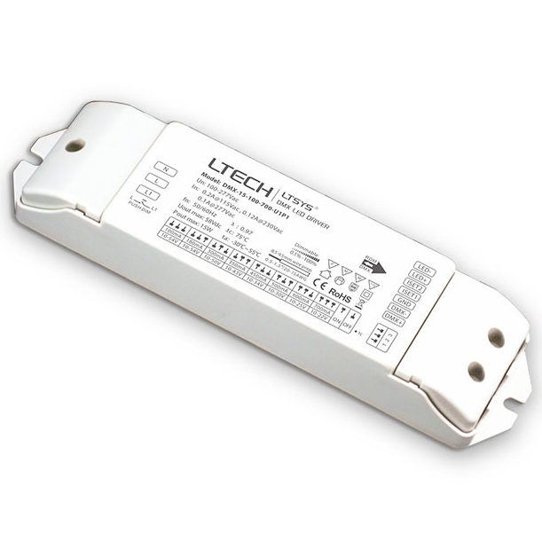 LEDIntelligentDriver, 15W 100-700mA (100-277Vac), DMX-15-100-700-U1P1 LEDIntelligentDriver, 15W 100-700mA (100-277Vac), DMX-15-100-700-U1P1