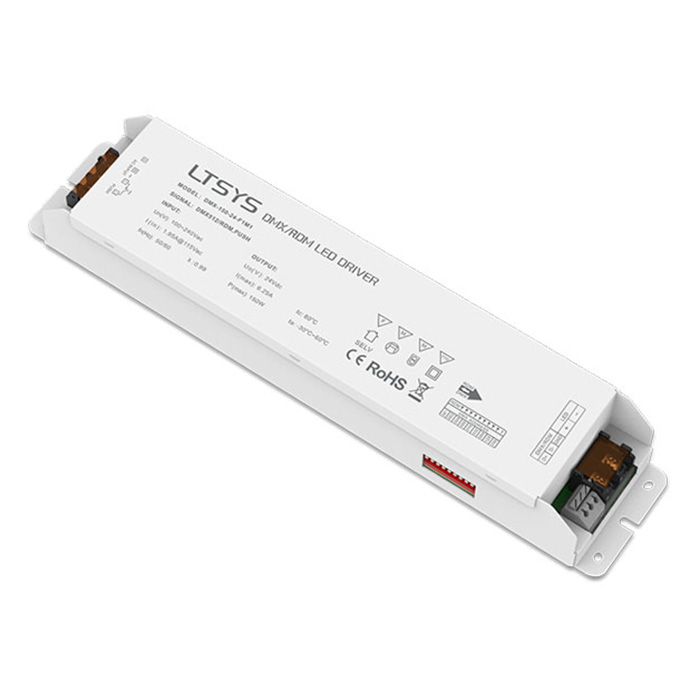 DMX-150-24-F1M1 150W 24VDC CV DMX ovladač LED
