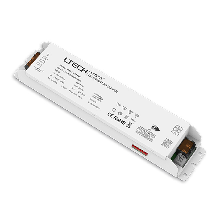DMX-150-24-F2M1 150W 24VDC CV DMX LED inteligentní ovladač