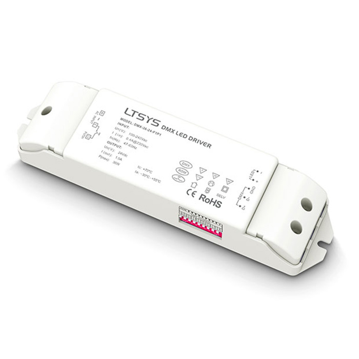 DMX-36-24-F1P1 36W 24VDC CV DMX LED ovladač (náhrada za DMX-36-24-F1D1)