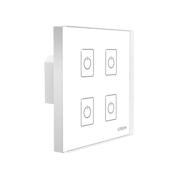 EXC4 Touch Panel 4zónový 2.4GHz RF bezdrátový ovladač