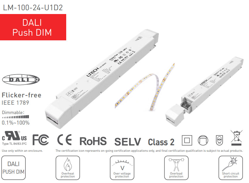 LM-100-24-U1D2 DALI LED Driver