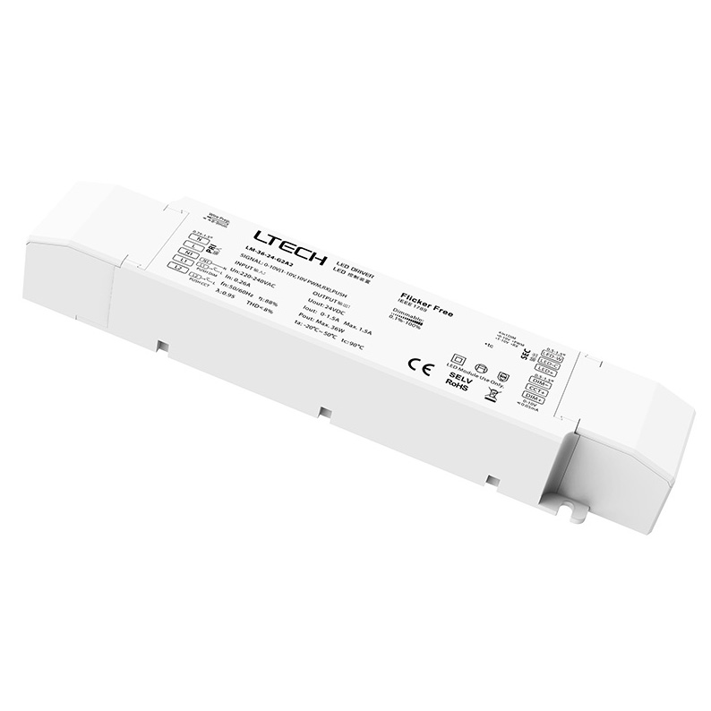 36W 24VDC CV 0/1-10V Tunable White Treiber LM-36-24-G2A2