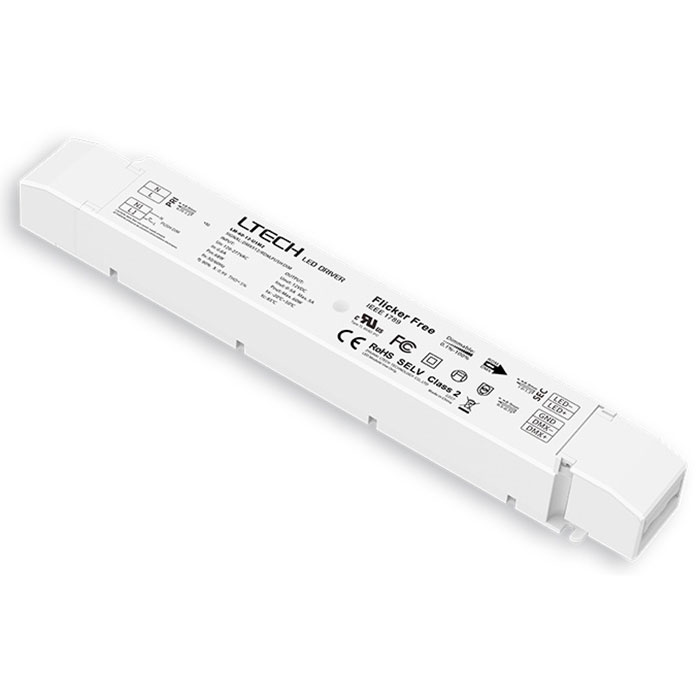 Ltech LM-60-12-U1M2 60W DC12V stmívatelný DMX a RDM LED ovladač uvedený na seznamu UL