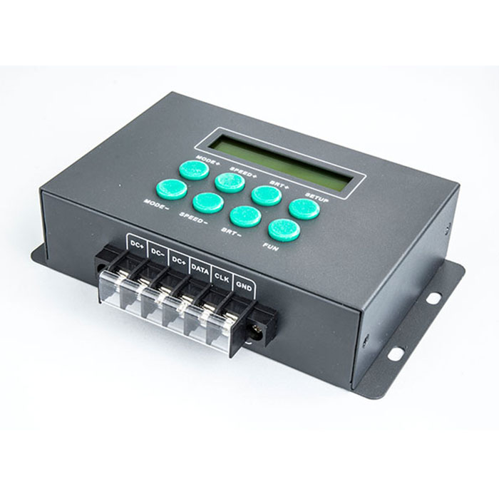 Der digitale LED-SPI-Controller LT-200 unterstützt den DMX-Signaleingang mit RF-Fernbedienung