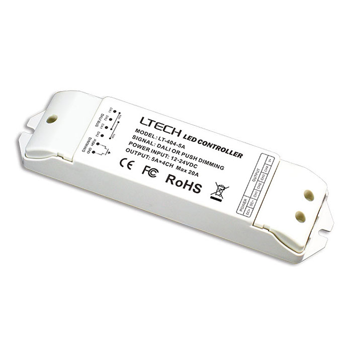 DC12V-24V DALI ovladač stmívání LT-404-5A