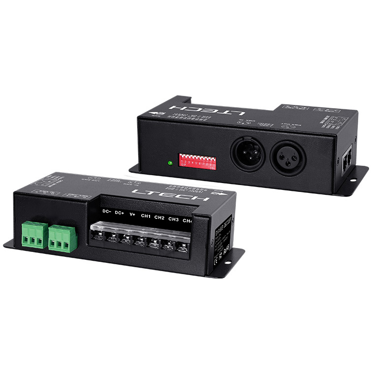 4CH CV DMX-PWM dekodér LT-840-6A