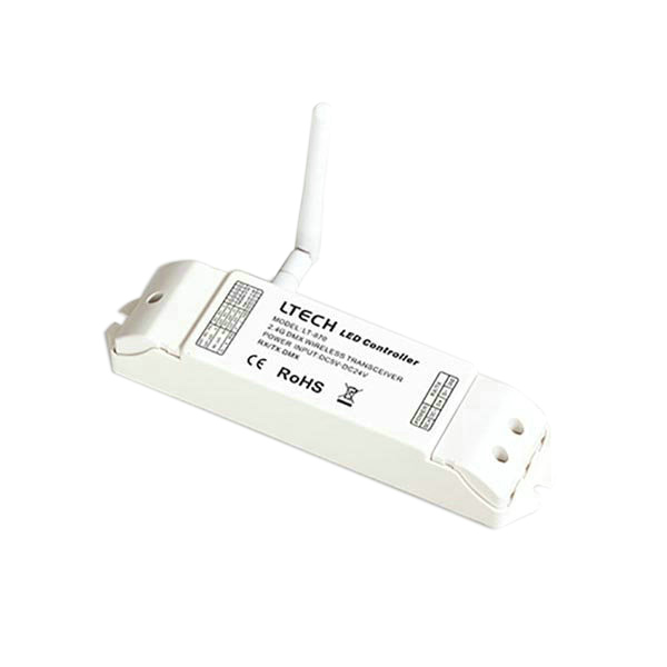 LT-870, 2.4G bezdrátový DMX512 transceiver, použit v RGB/RGBW LED světlech – nahrazen LT-870S