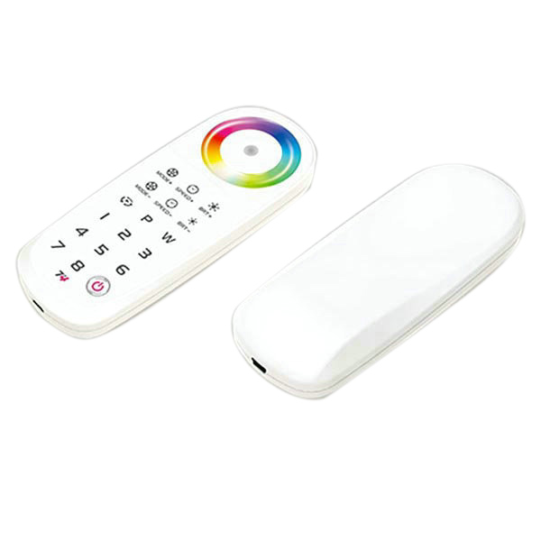 T4, 2.4G LED bezdrátový synchronizační ovladač, High-end RGB dálkové ovládání pro RGB LED žárovky a světelné pásy, 5letá záruka