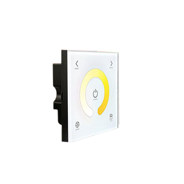 D2,4A*2CH Max 8A DC12/24V D Series Stmívací dotykový panel Špičkový ovladač pro osvětlení LED pásků s teplotou barev, záruka 5 let