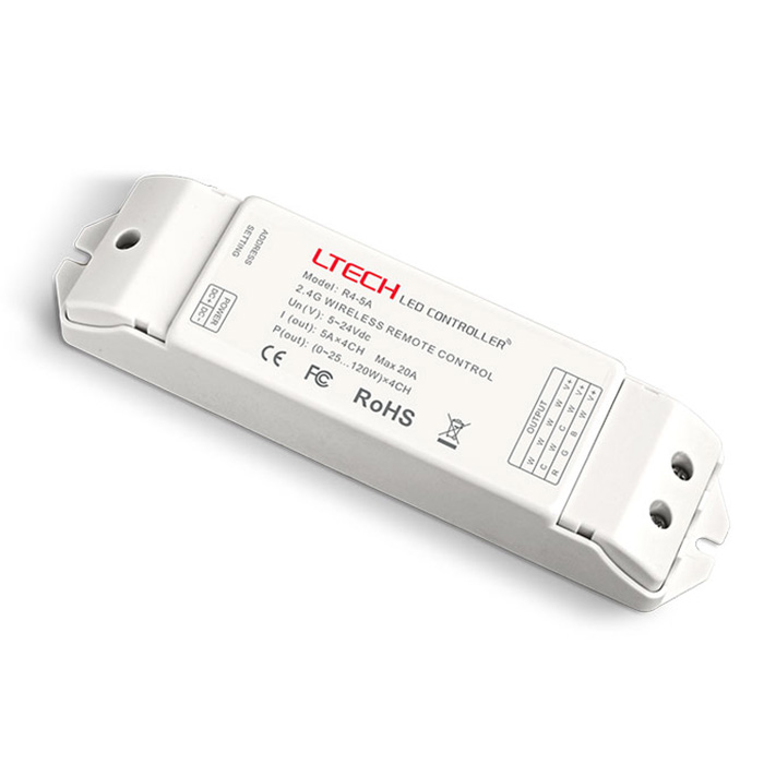 DC5-24V R4-5A CV-Zonen-Empfangscontroller DC5-24V R4-5A CV-Zonen-Empfangscontroller