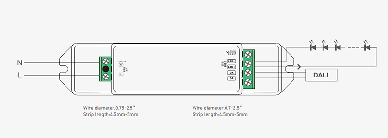 SE-10-350-700-W1DS 350 bis 700 mA DALI-2 DT6 CC Dimmbarer LED-Treiber