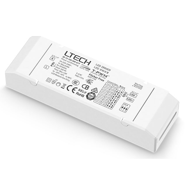 12W 100-400mA CC triakový ovladač SE-12-100-400-G1T