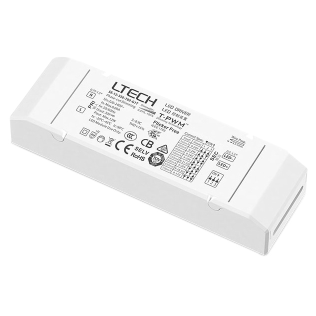 12W 350-700mA CC Triac-Treiber SE-12-350-700-G1T