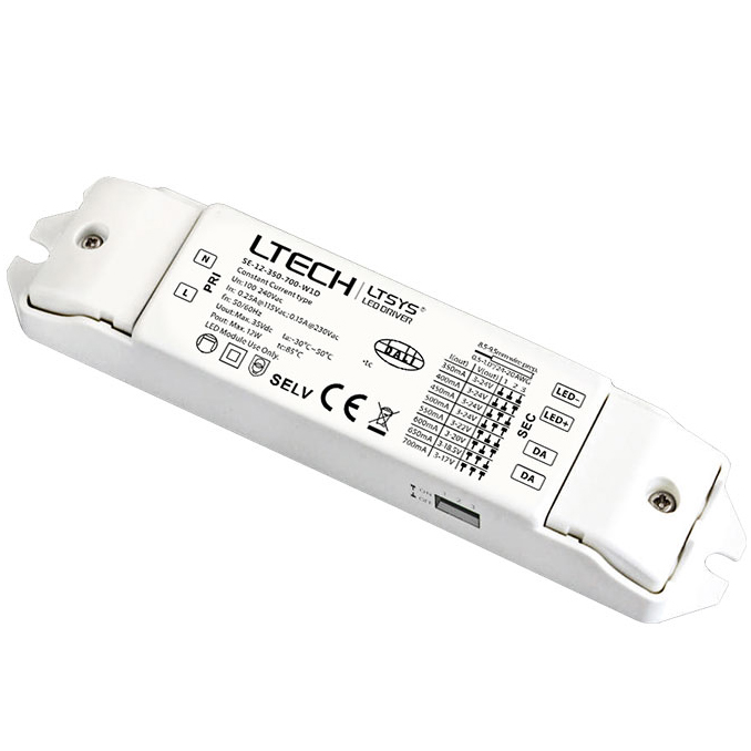 12W 350-700mA (100-240Vac) 4-in-1-LED-Intelligenter Treiber SE-12-350-700-W1D