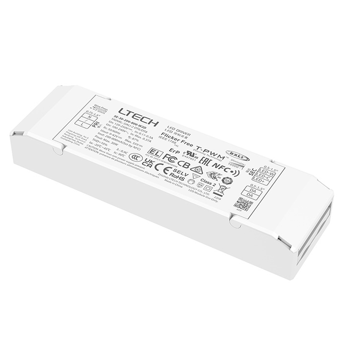 SE-30-200-800-W2D NFC 30 W 200 mA bis 800 mA CC DALI Tunable White LED-Treiber